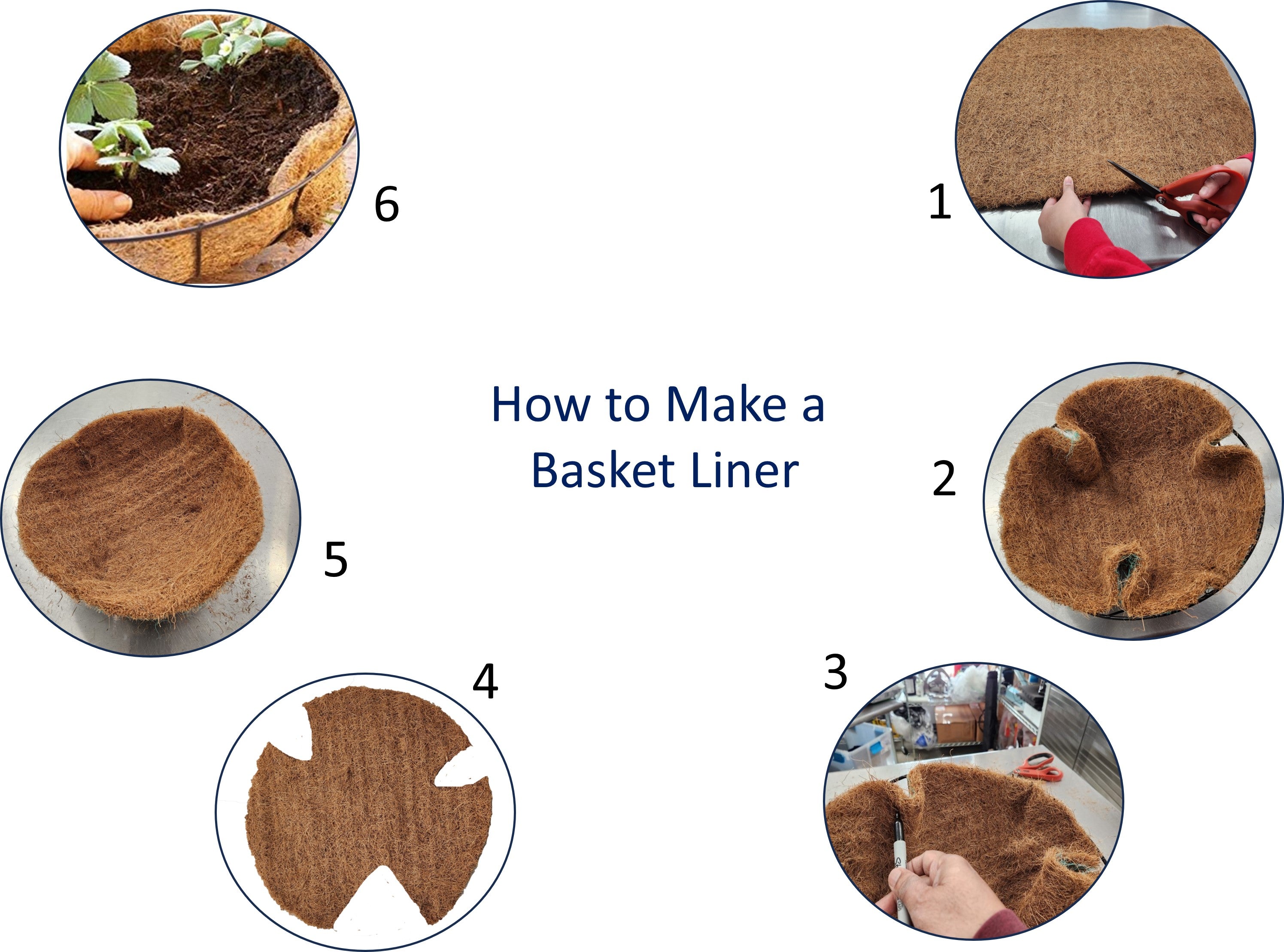 Coco Coir Sheet Roll - Pack of 3 - Coco Fiber Mat Roll - for Planters, Basket Liner, Garden Bed, Mulch Mat, Pet Bedding Liner etc.,